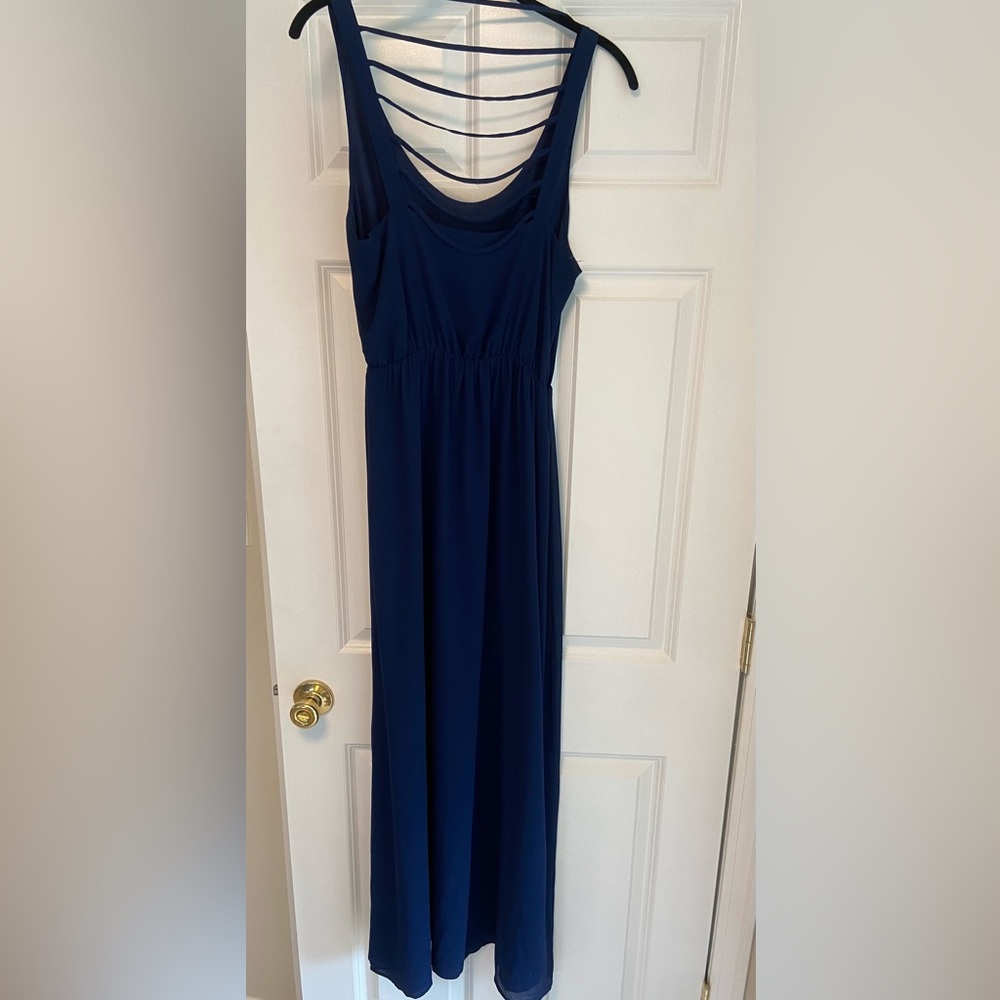 Navy blue maxi